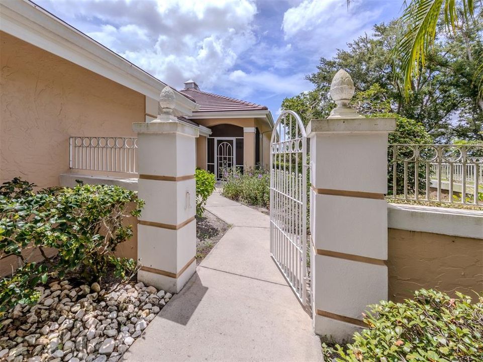 Garden Pathway to Front Porch/Entrance