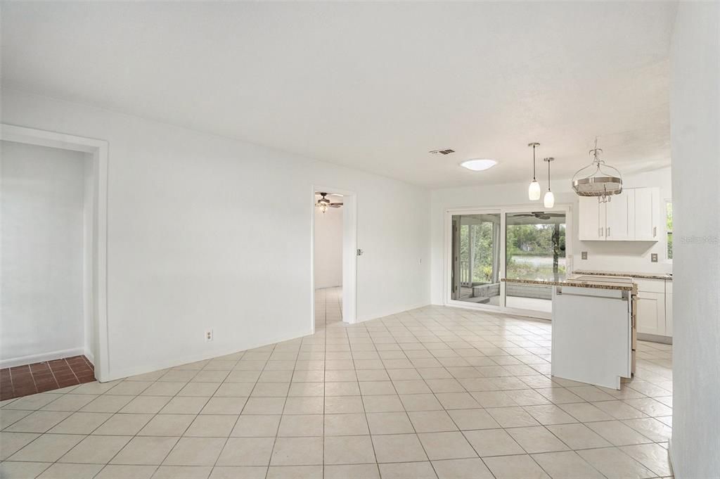 Living Room and Dining Area