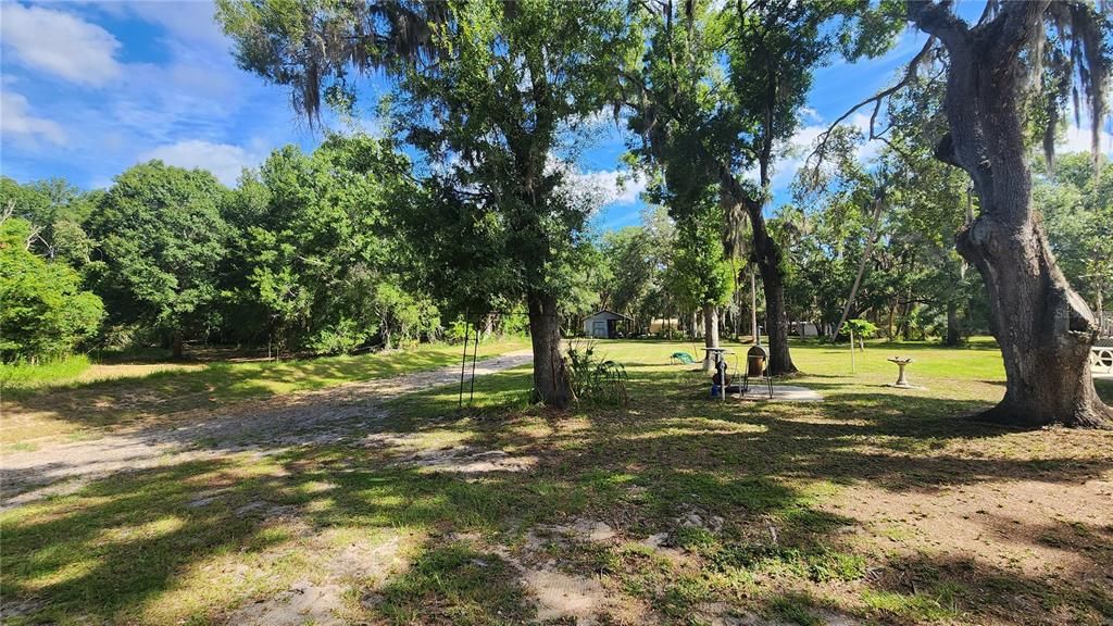 Looking toward property for sale next door