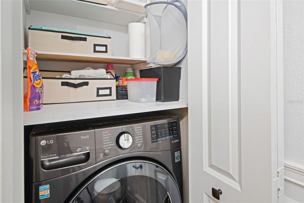 Laundry in half bath, All-In-One unit