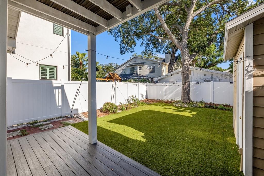 Covered Back Patio