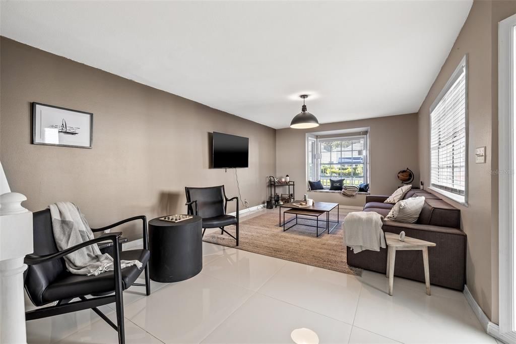 Oversized Living Area with Abundance of Natural Light