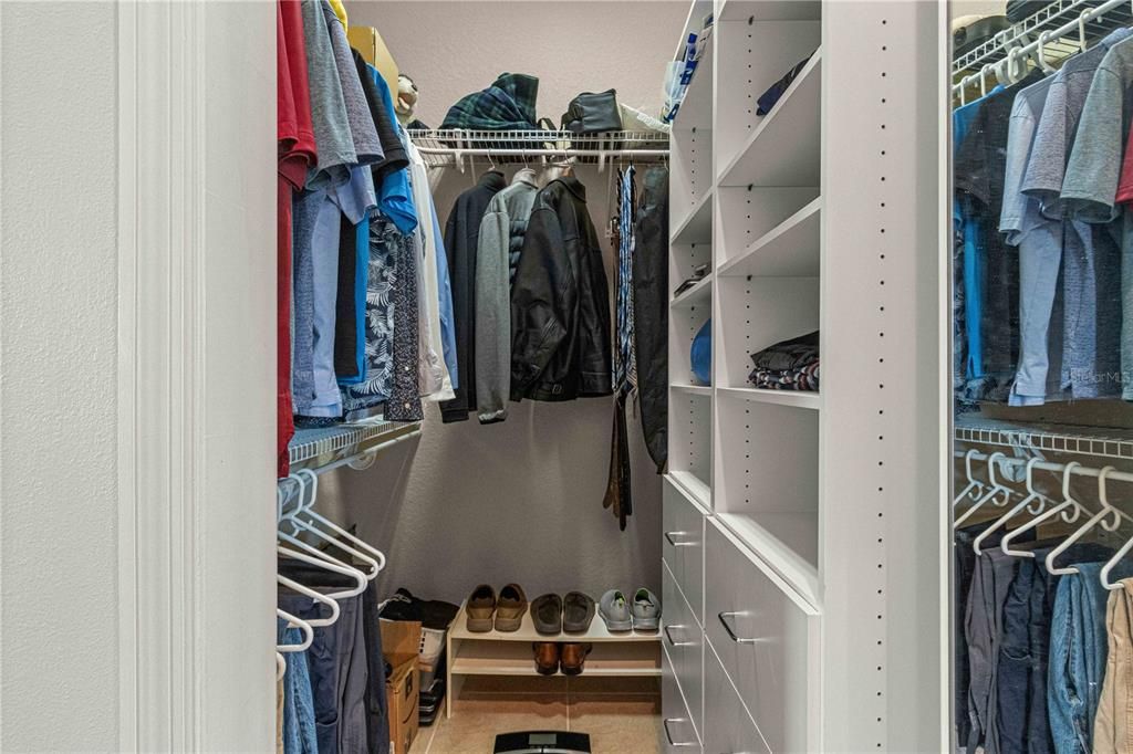 Walk-In Closet Located in Primary Suite