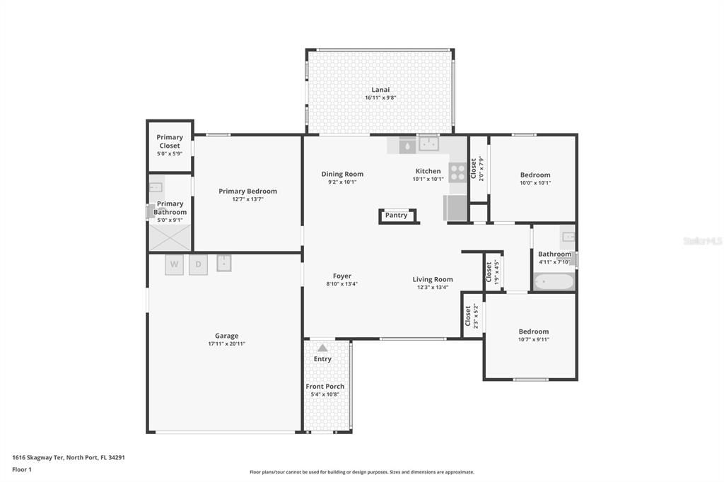 Active With Contract: $274,999 (3 beds, 2 baths, 1206 Square Feet)