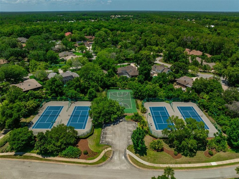Tennis Courts and Basketball Courts