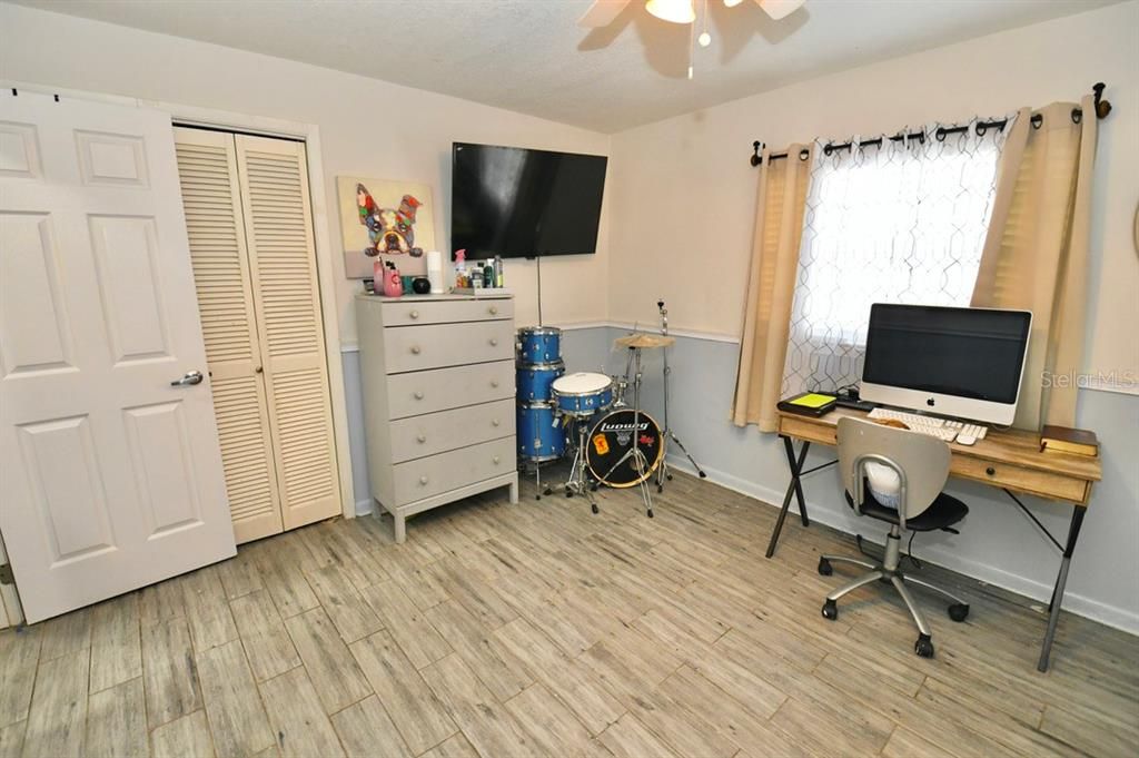 2nd Bedroom with 2 full wall murphy beds