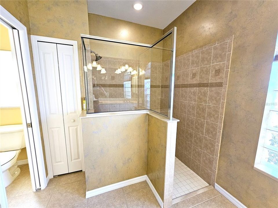 Master bath-walk in shower