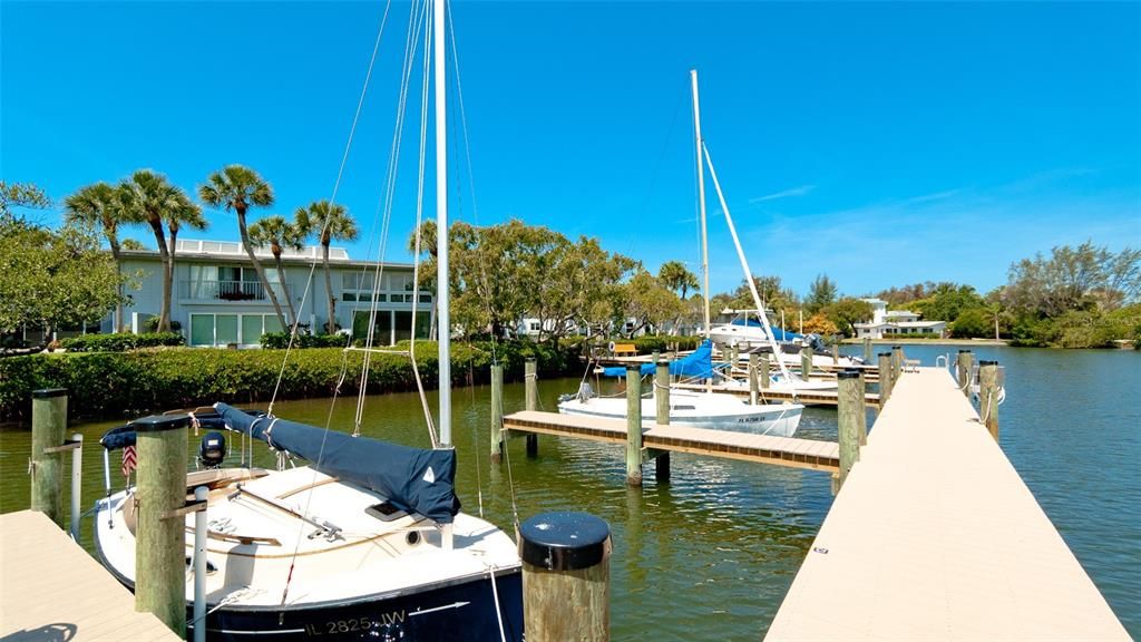 BOAT DOCKS WERE RENOVATED A FEW YEARS AGO