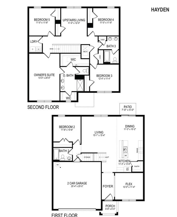 Active With Contract: $445,990 (5 beds, 3 baths, 2601 Square Feet)