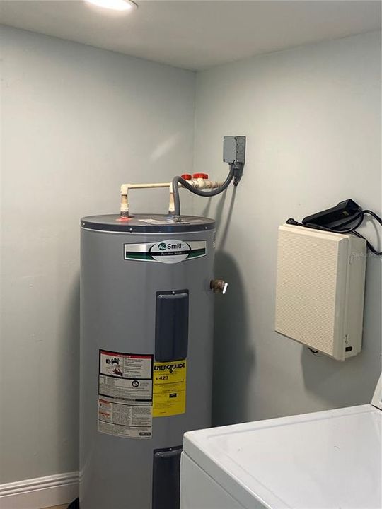 Hot water laundry room
