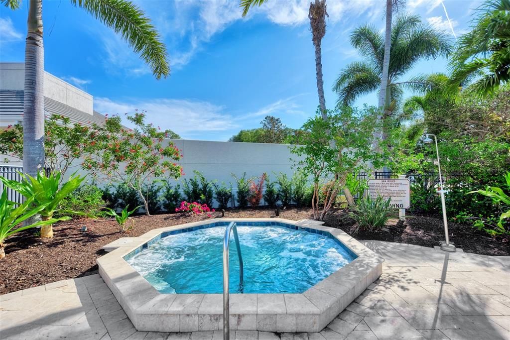 Hot tub for relaxing