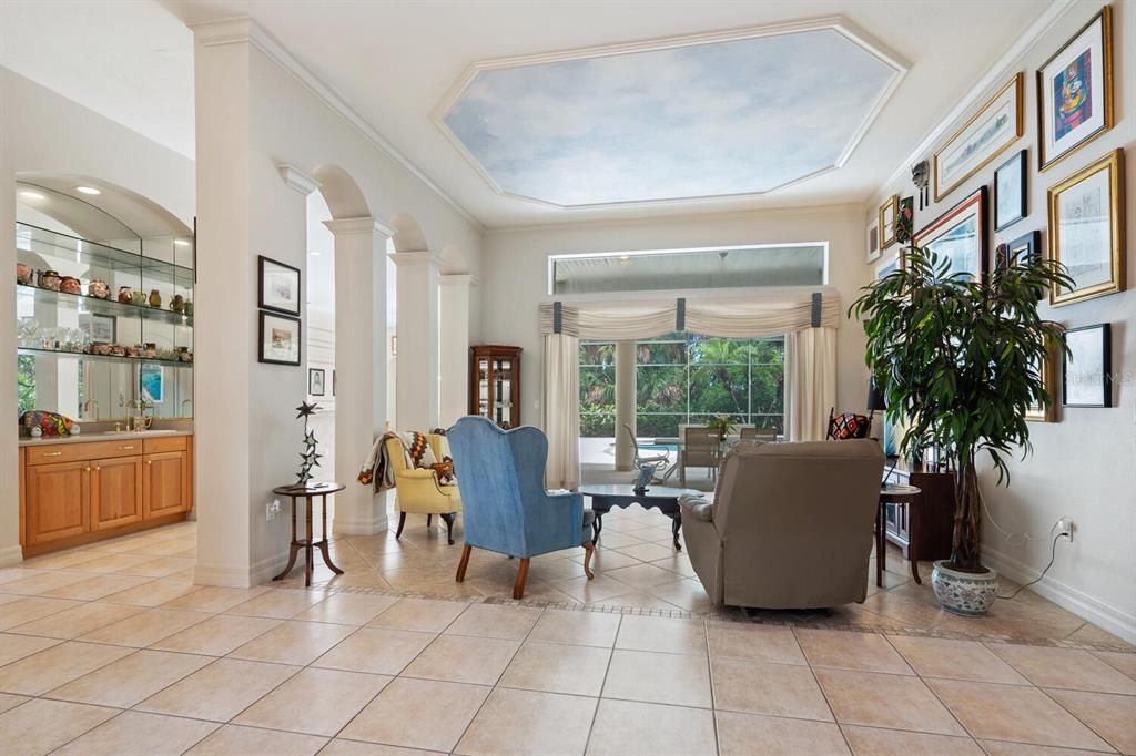 Living Room to pool