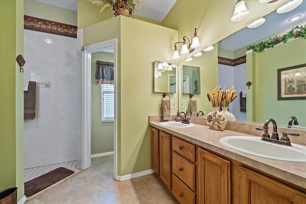 Master Bathroom with Walk-in Shower.