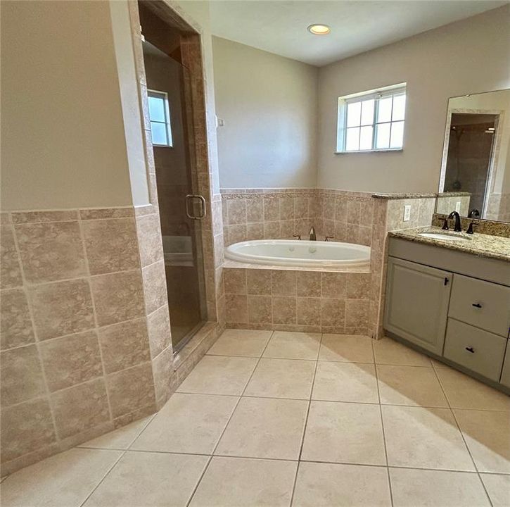 Jetted Tub & Walk-In Shower