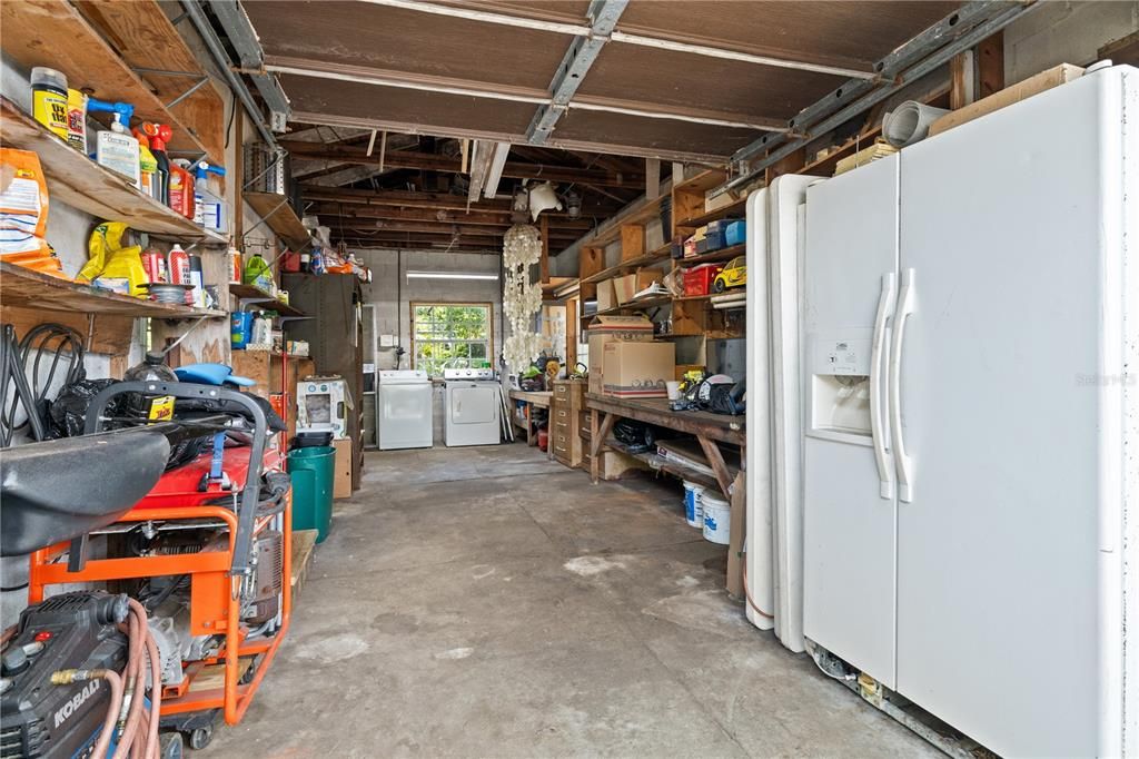 Inside Attached Garage