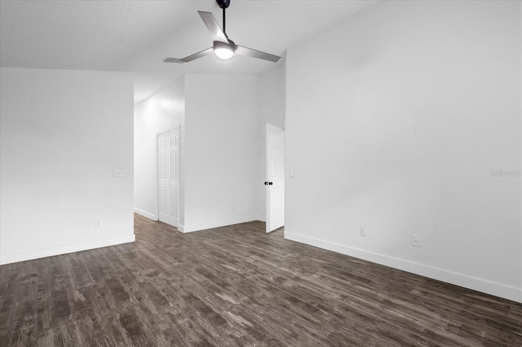 Primary Bedroom with two walk in closets