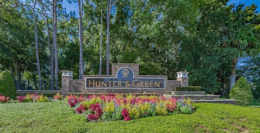 Front exterior of Hunter's Green - Gated with 2 24 hour guards