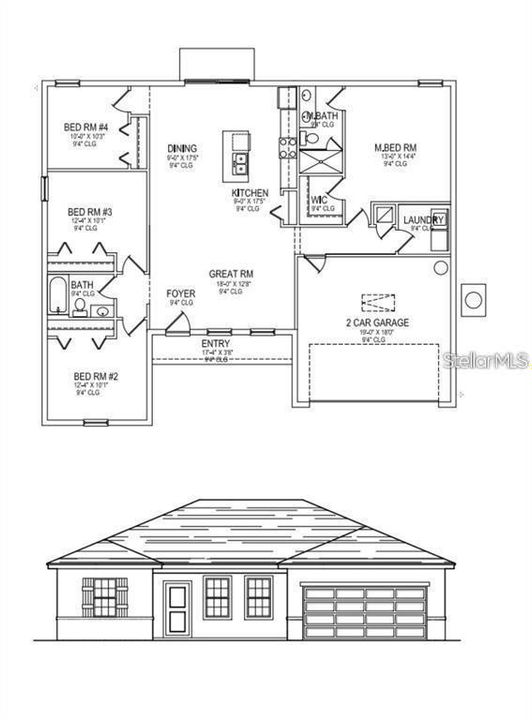 На продажу: $279,900 (4 спален, 2 ванн, 1580 Квадратных фут)