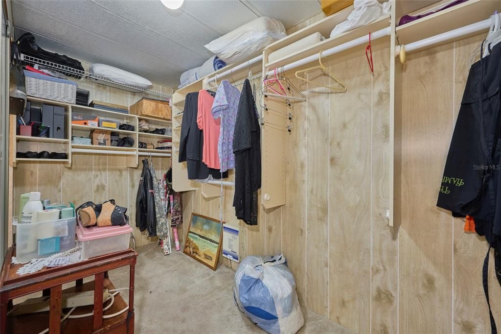 Large walk-in closet