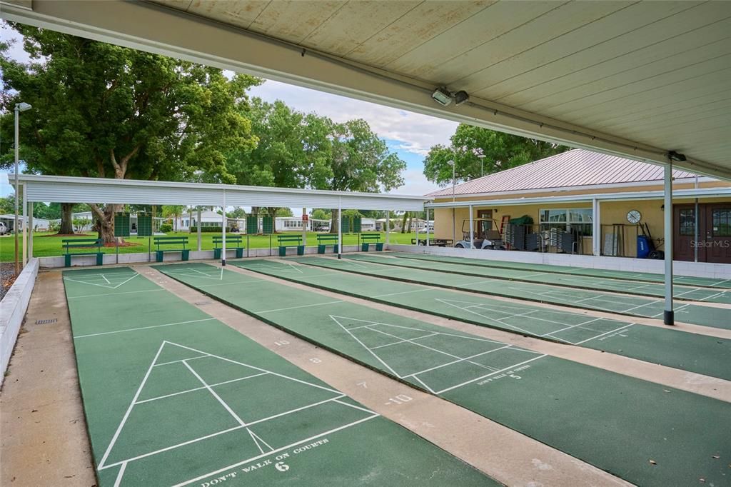 Shuffleboard courts