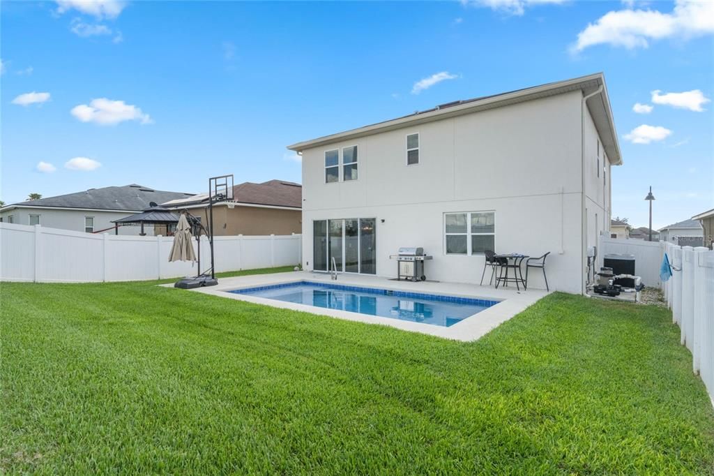 Large Backyard with Pool