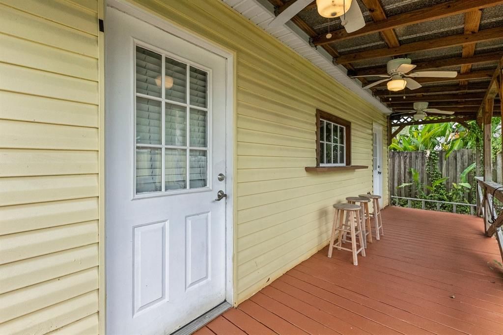 Back Patio Deck