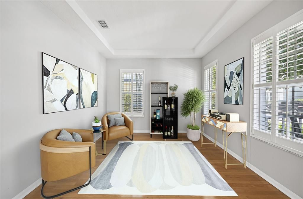 View Of Main Living Area From Upstairs Loft