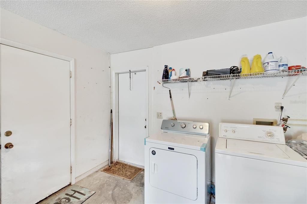 Laundry/ Located in Garage