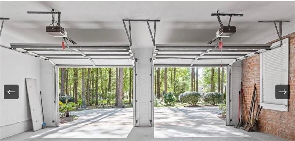 TWO CAR GARAGE WITH EV CHARGING