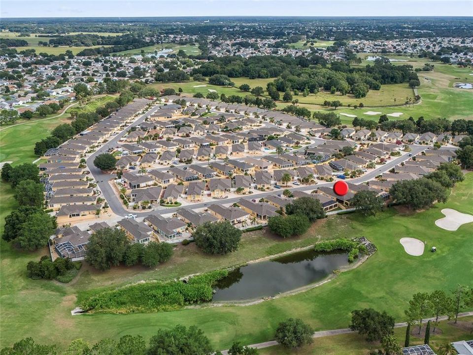 Community 100% surrounded by Glenview Championship Golf Course