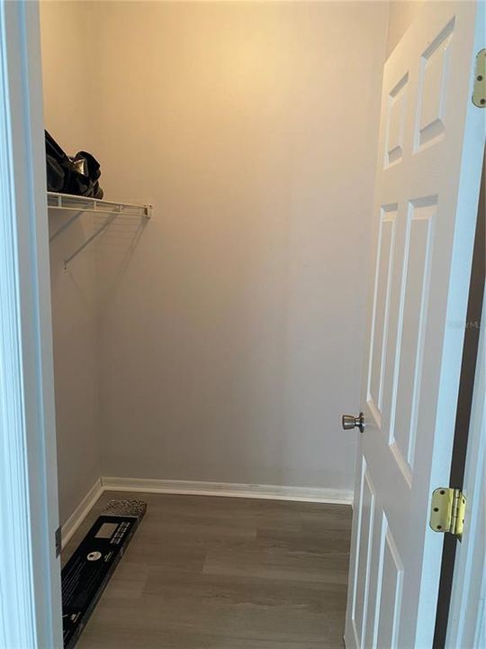 Master walk in closet