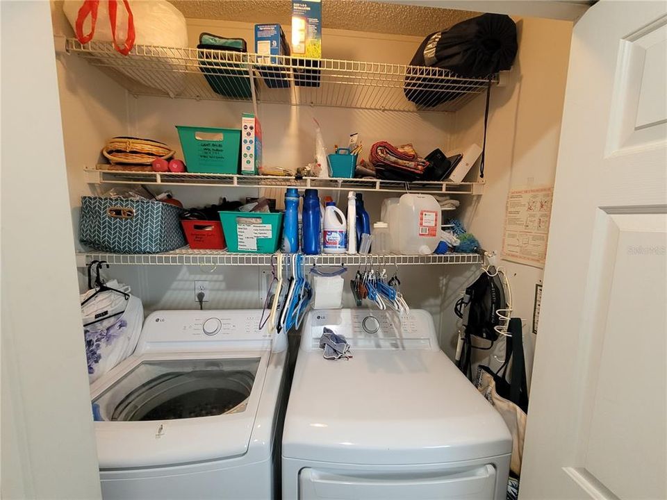 Laundry closet