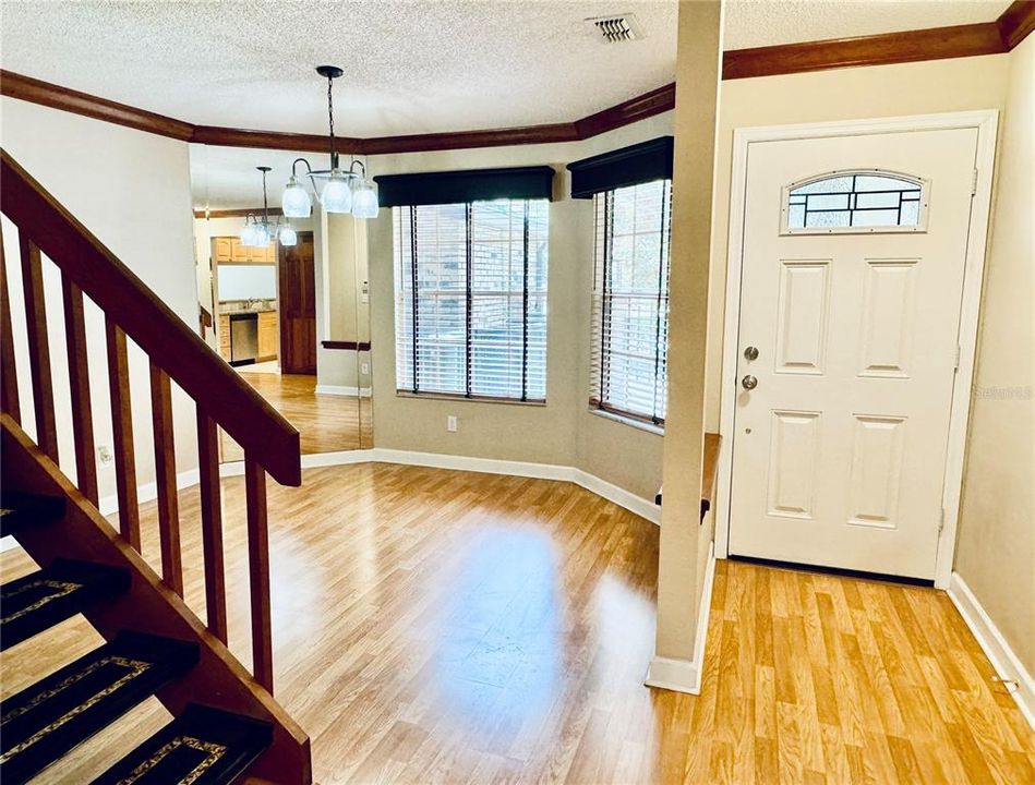 Front Entry and Dining Room