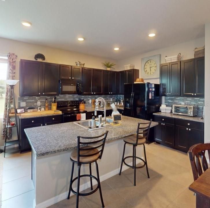 Kitchen view from living room