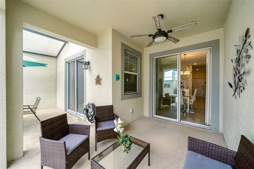 FORMAL DINING ROOM LEADING TO POOL