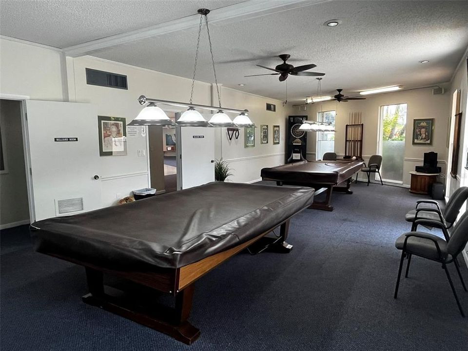 Clubhouse Billiards Room