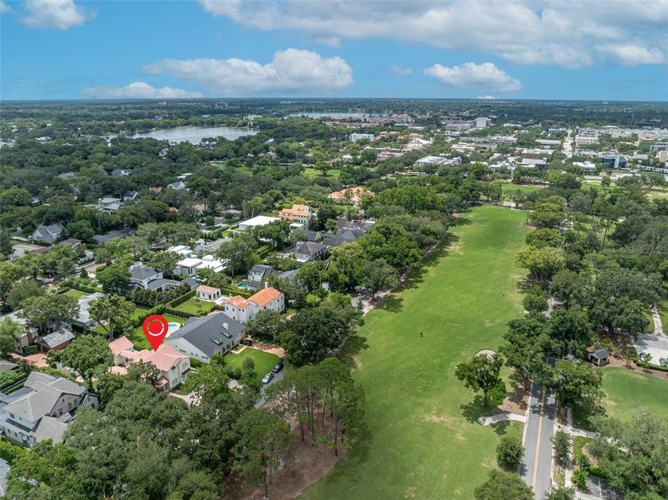 Located on the fairway of the WP-9 Golf Course.