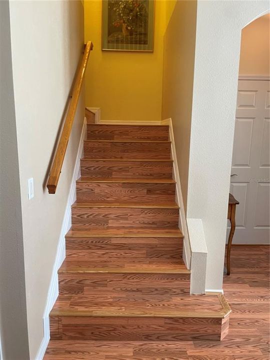 Dining Area with Chair Rail and Crown Moulding