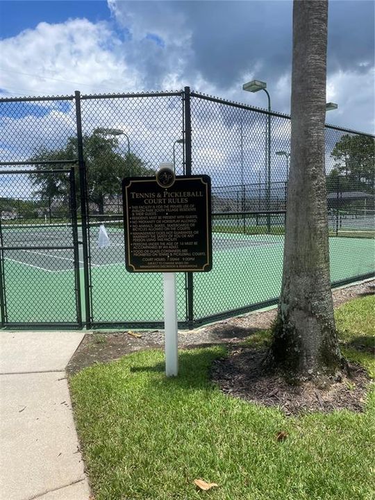 Tennis and Pickleball Courts