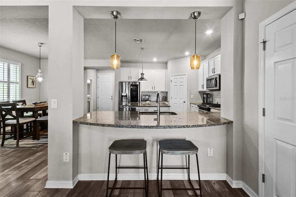 Bar Seating Kitchen area