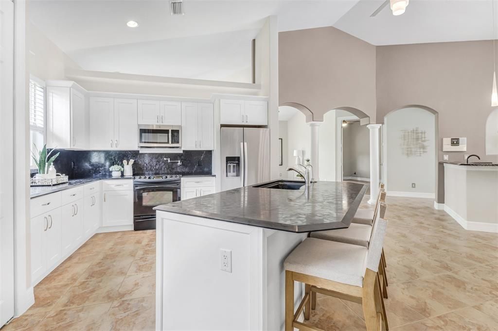 Open Kitchen Island