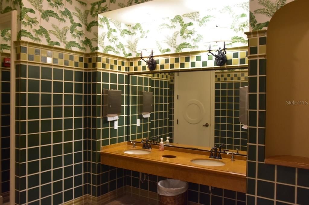 Clubhouse restroom