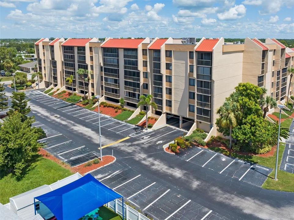 Exterior parking for extra cars and guests.