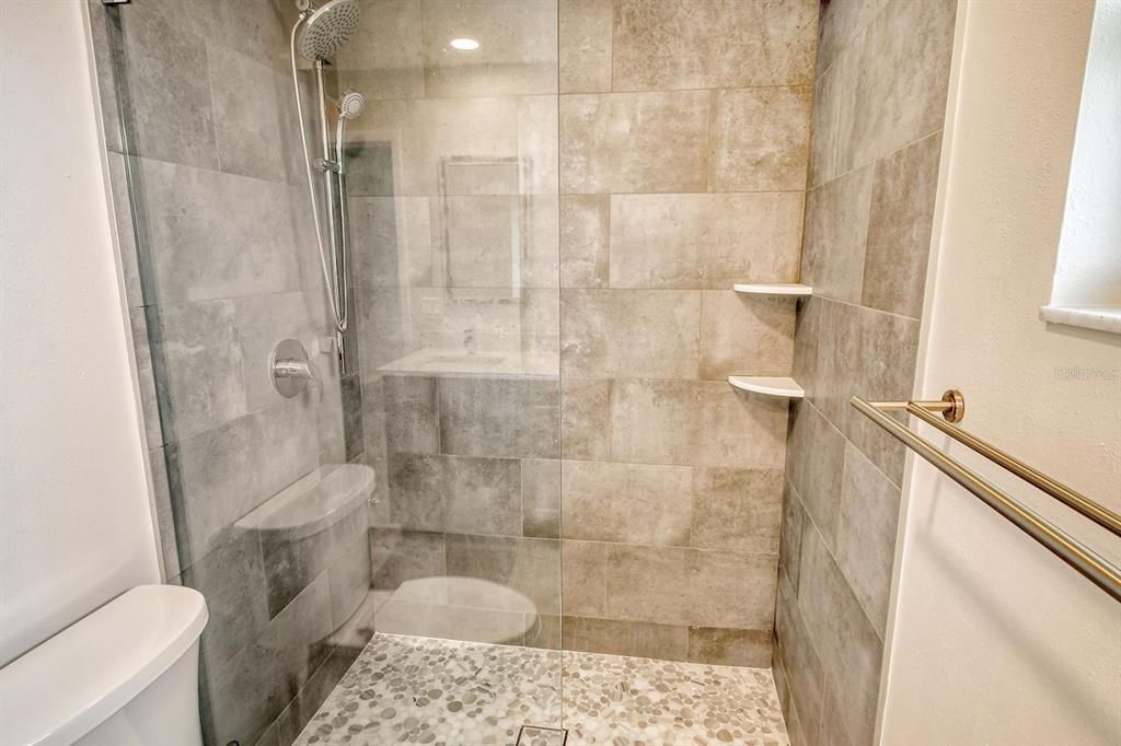 primary walk-in shower