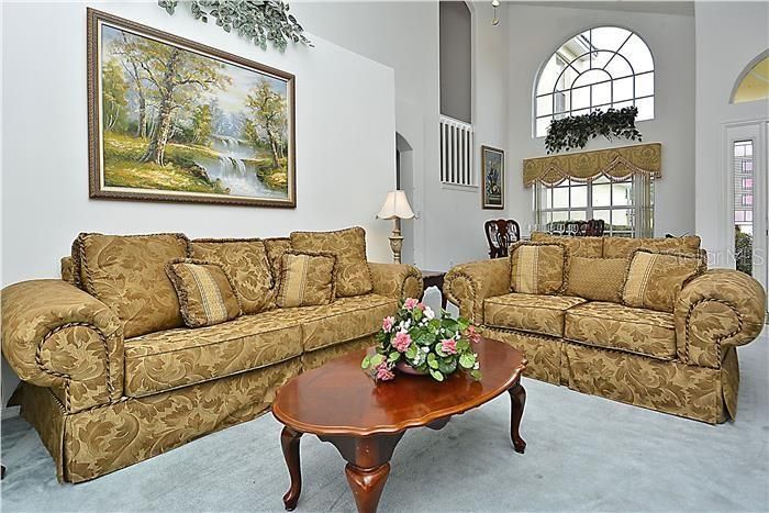 Living room with dining area