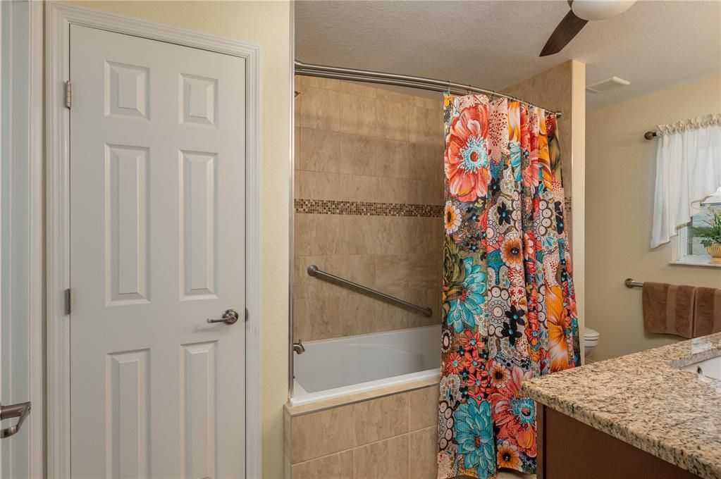 Master bath soaking tub