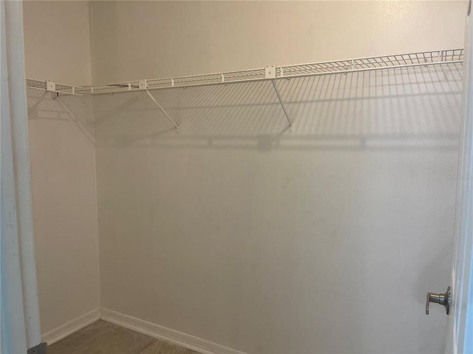 Master bedroom walk-in closet