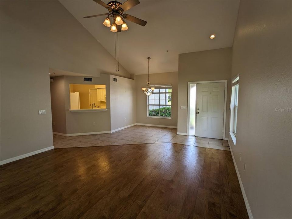 Living Room and Dining Room