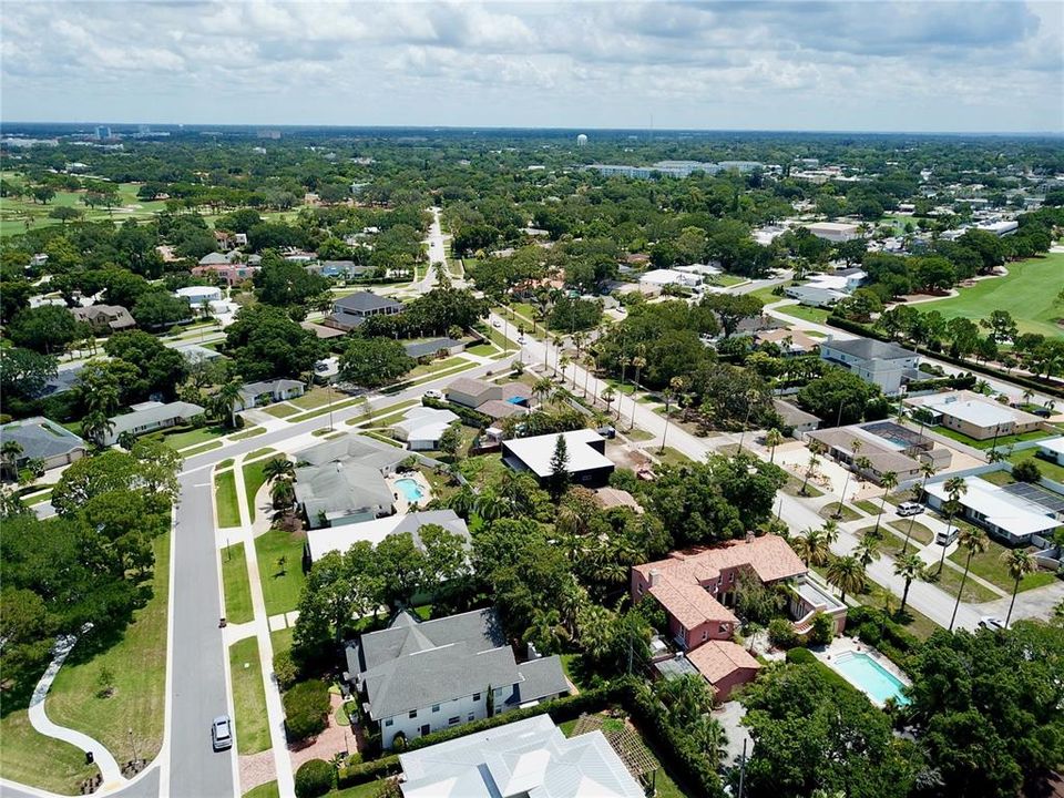 Belleair Police station around the corner