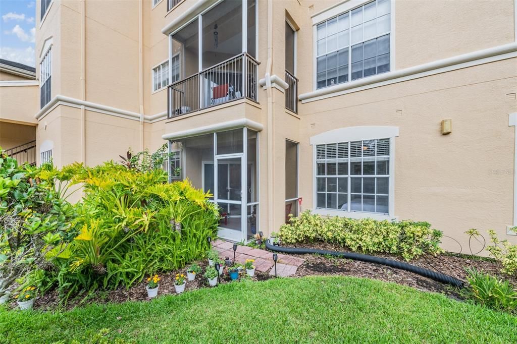 Ground Floor unit, Covered and Screened